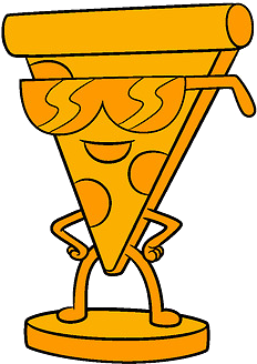 Pizza Steve Game Piece - Pizza Steve Uncle Grandpa (340x426)