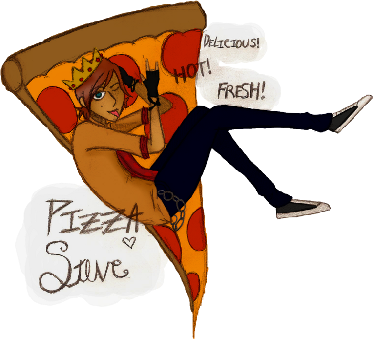 Delicious Hot Fresh By Nacofthestoneage Delicious - Pizza Steve X Mr Gus (800x730)