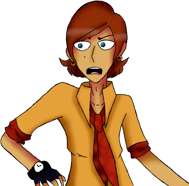 Pizza Steve Shocked Dangan Ronpa Sprite - Pizza Steve Shocked Dangan Ronpa Sprite (616x620)