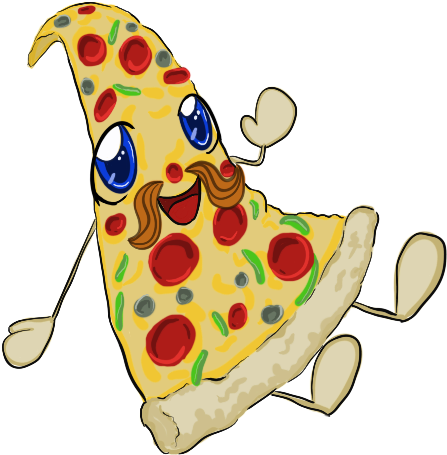 Kawaii Pizza Steve By Missredrage - Kawaii Pizza Steve By Missredrage (500x500)