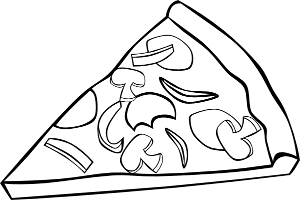 Pepperoni Pizza Slice Svg Clip Arts 600 X 399 Px - Pizza Slice Clip Art (600x399)