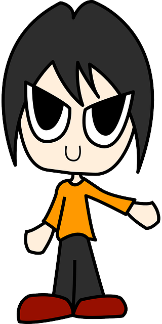 Character, Cute, Man, People, Fist, Angry - Bowling Ball Clip Art (320x640)