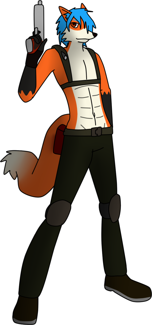 Crash The Fox By Crashvalentine - Crash The Fox By Crashvalentine (612x1305)