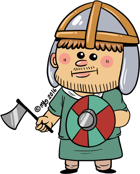 Tiny Saxon Man By Angry-baby - Cartoon (636x755)