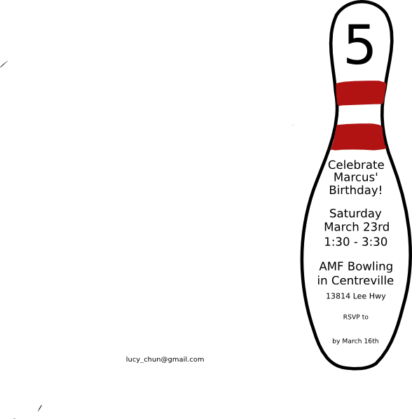 Marcus Clip Art At Clker - Ten-pin Bowling (588x598)