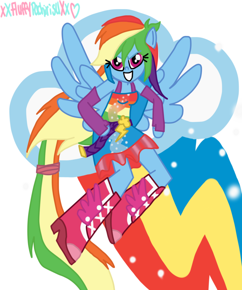 Fall Formal Pony Up Rainbow Dash By Xxfluffypachirisuxx - Cartoon (816x979)