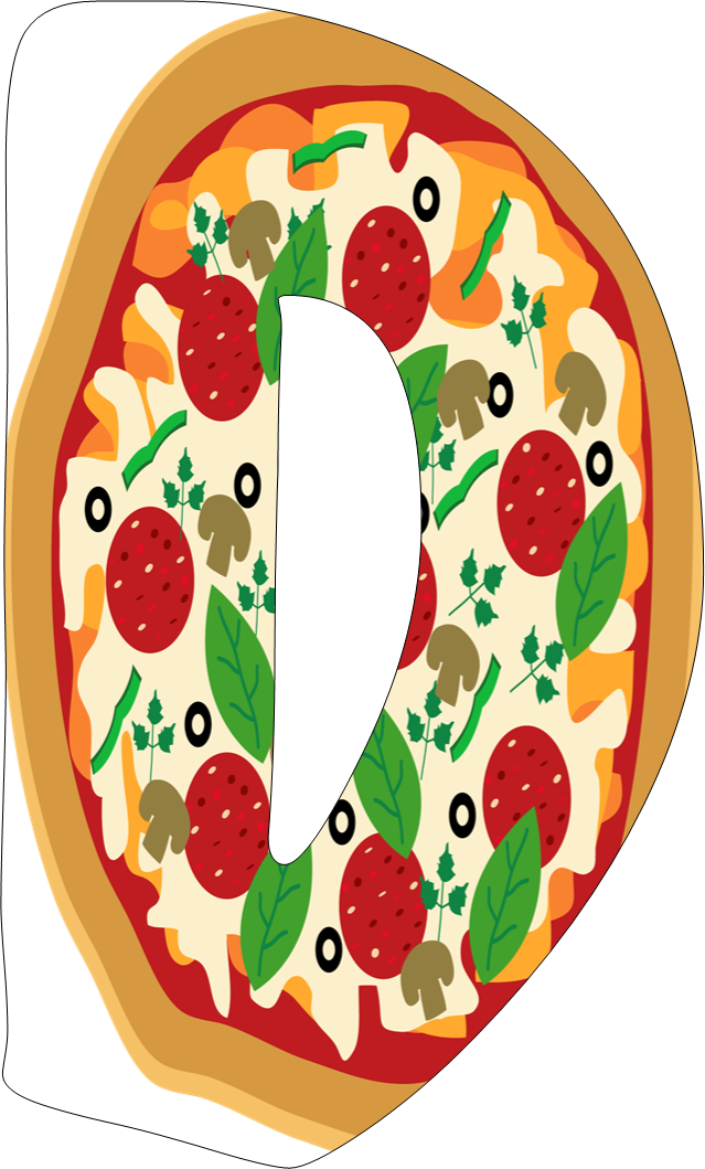 Alfabeto Pizza 004 639×1 - Alphabet (639x1059)