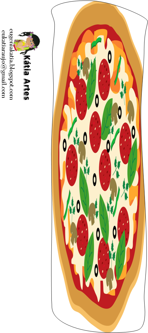 Alfabeto De Pizza - Pizza (483x1059)