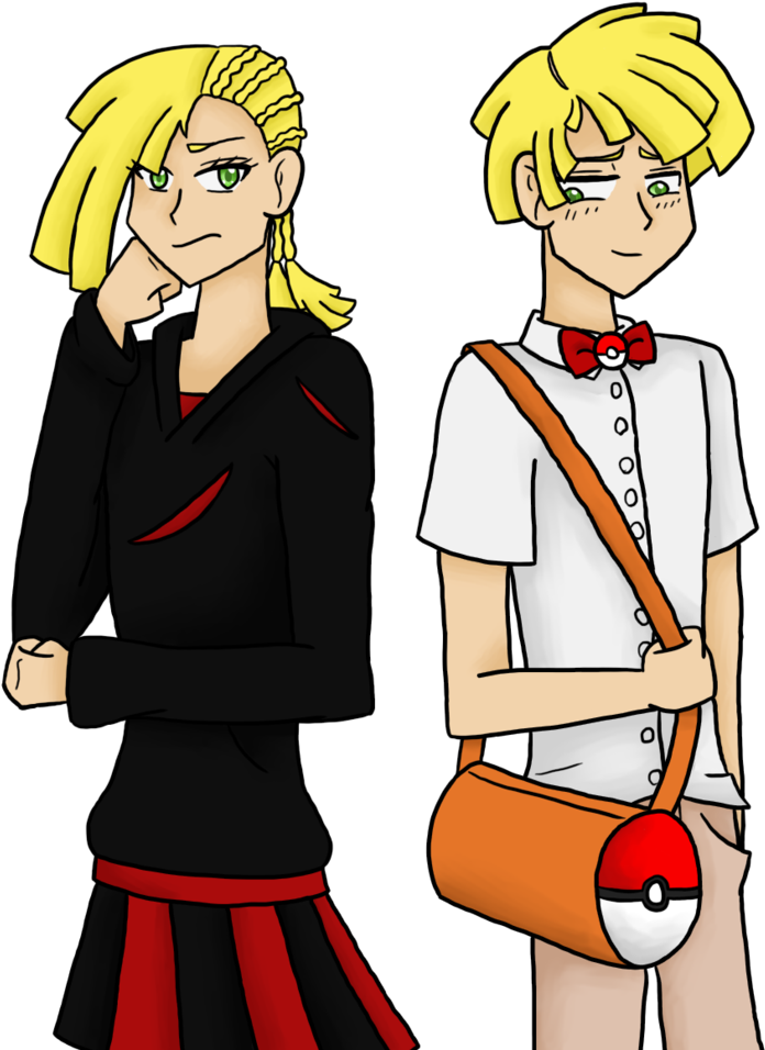 Lily And Gladion Reversed By Sldlovesphinabella - Cartoon (781x1022)