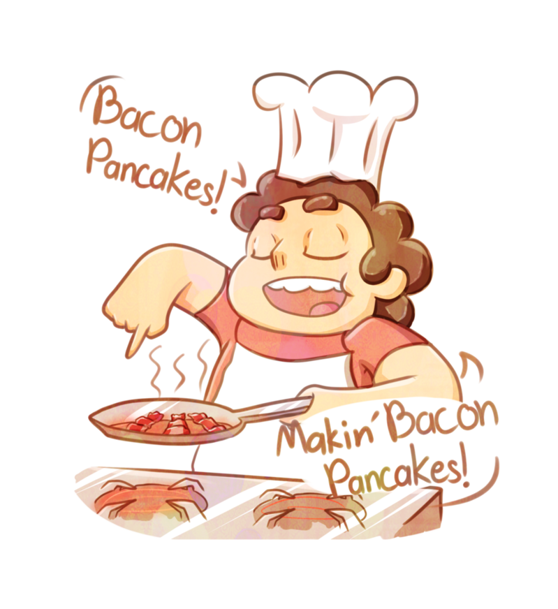Art Online - Steven Universe Bacon Pancakes (894x894)