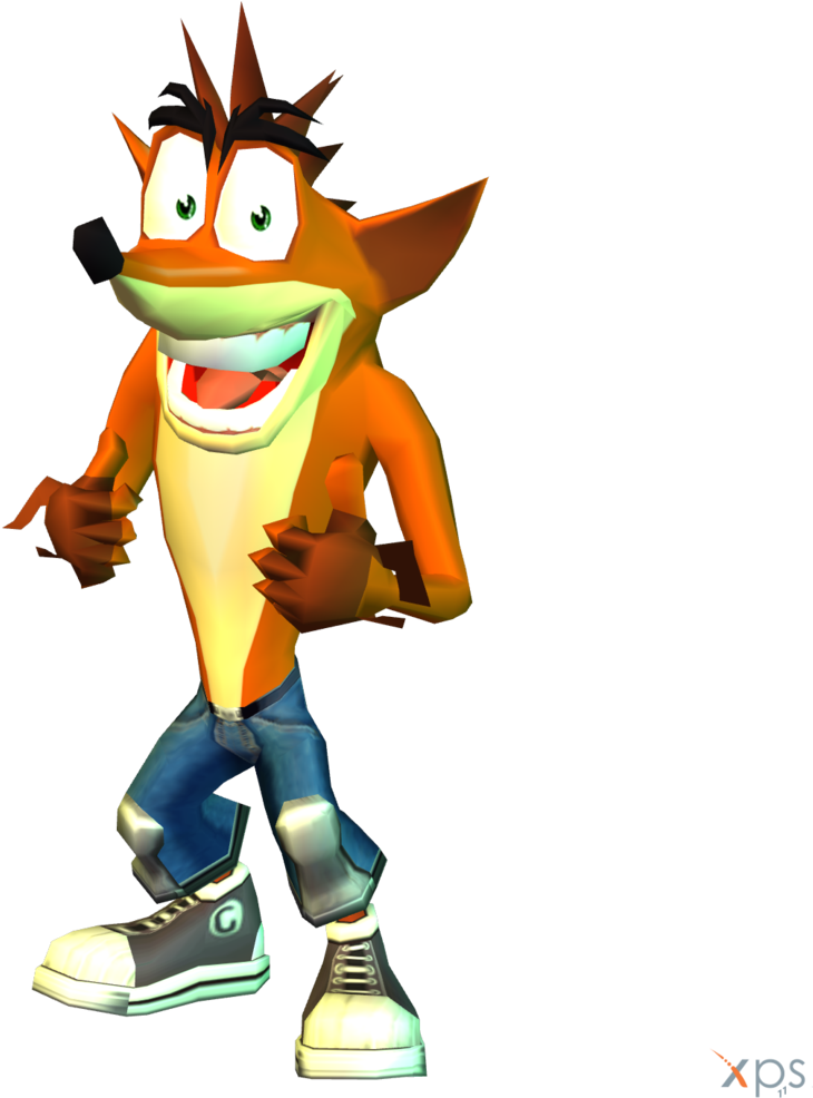 The Wrath Of Cortex Gamecube, Crash Bandicoot - Crash Bandicoot (1024x1014)