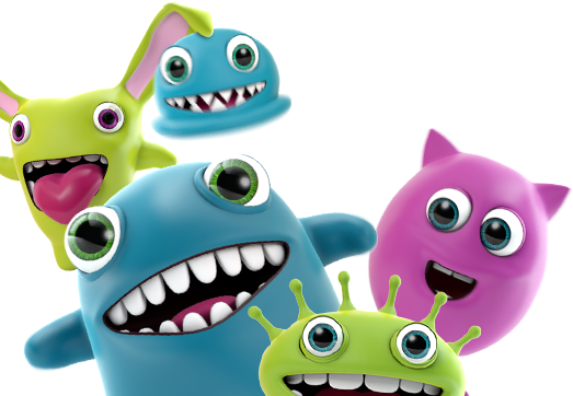Monster-alarm - Stuffed Toy (523x362)