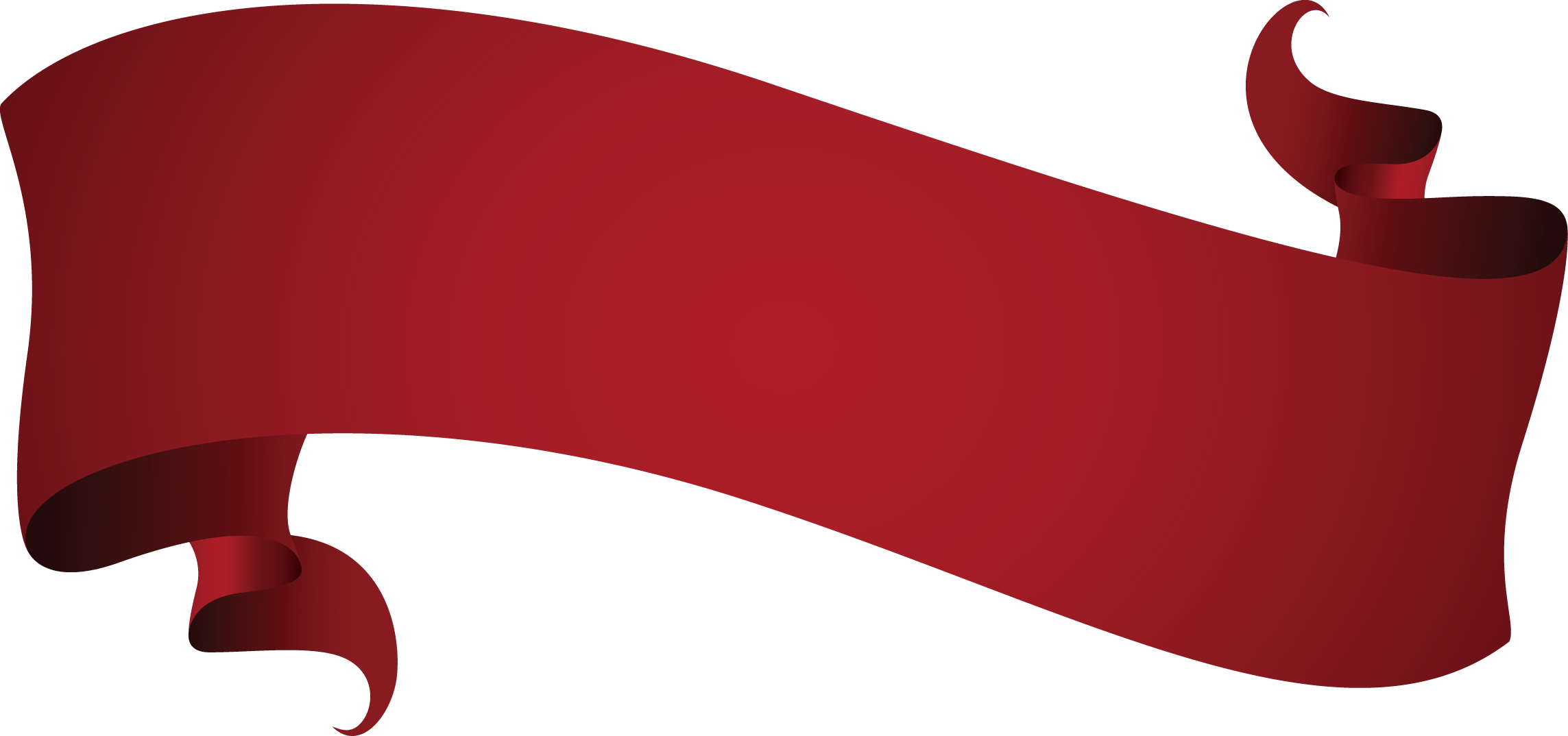 Wine Red Euclidean Vector Ribbon - Wine Red Euclidean Vector Ribbon (2287x1074)