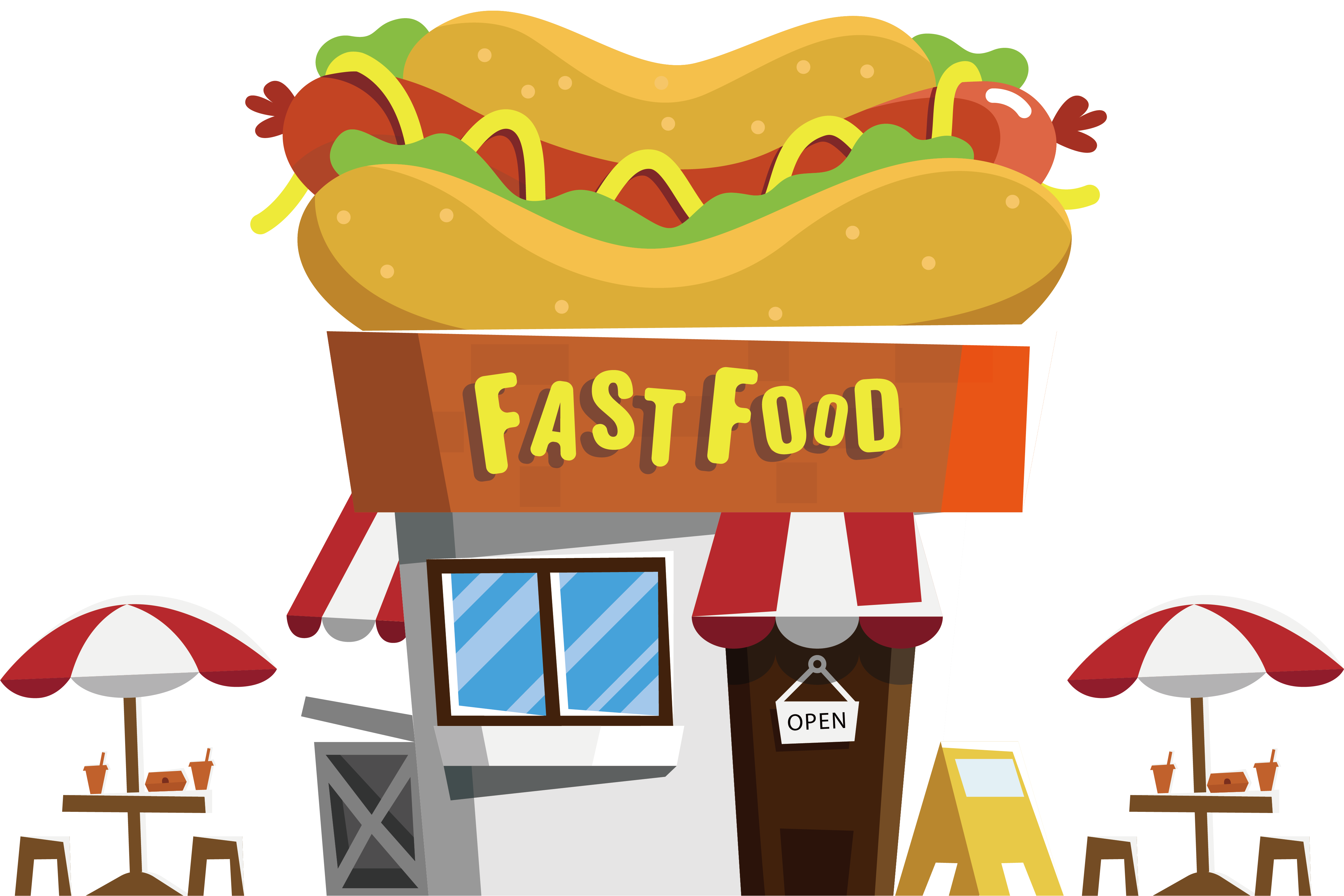 Fast food restaurant перевод