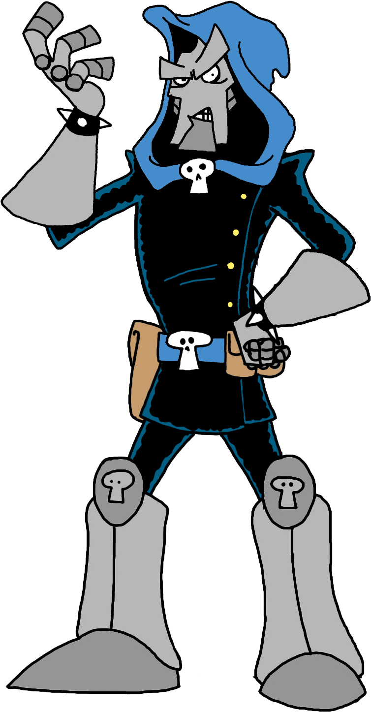 Monsterfink's Midnight Monster Spookshow - Cartoon Characters Bad Guys (812x1446)