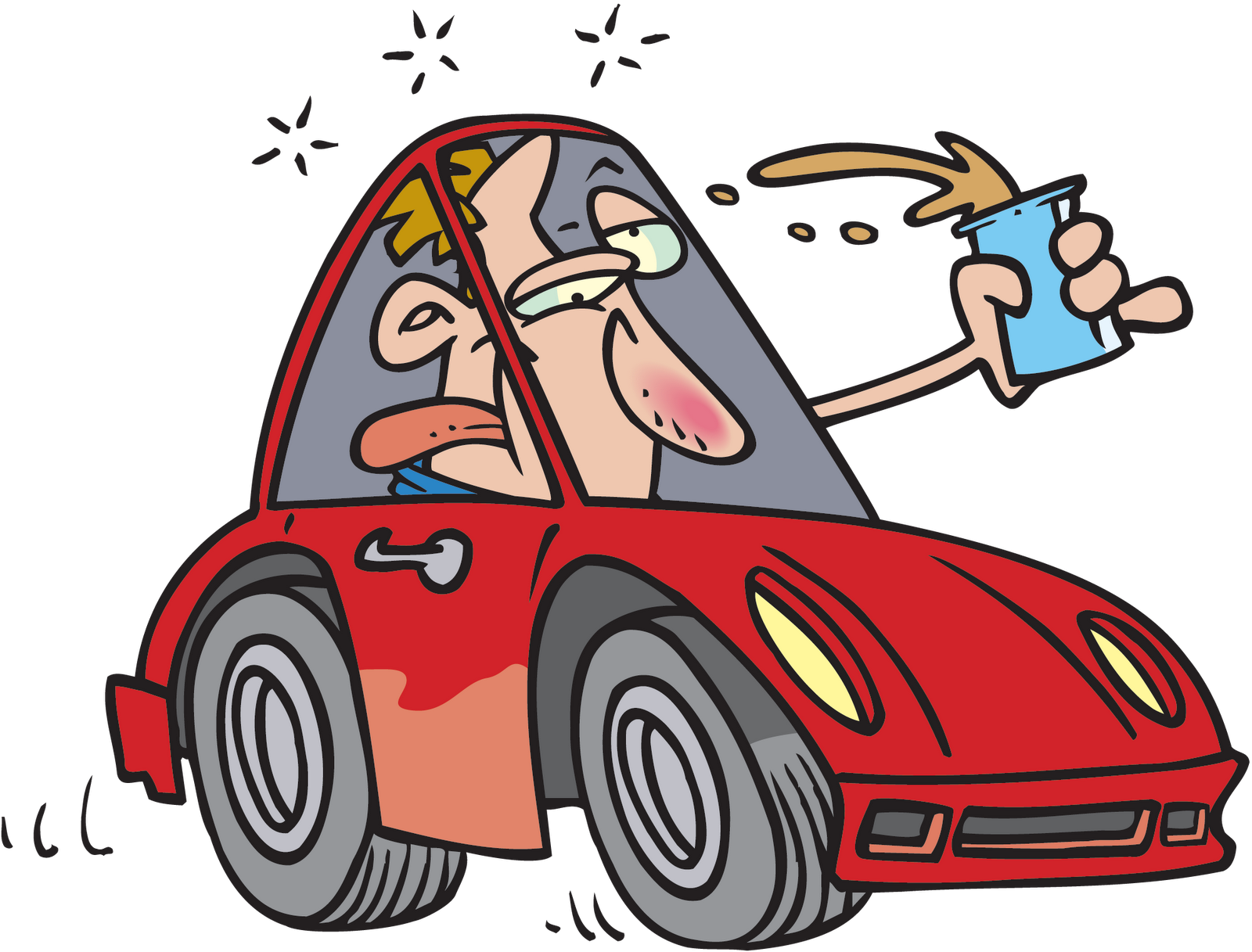 An Alcohol Combination That You Don - Drunk Driver Clipart (1600x1217)