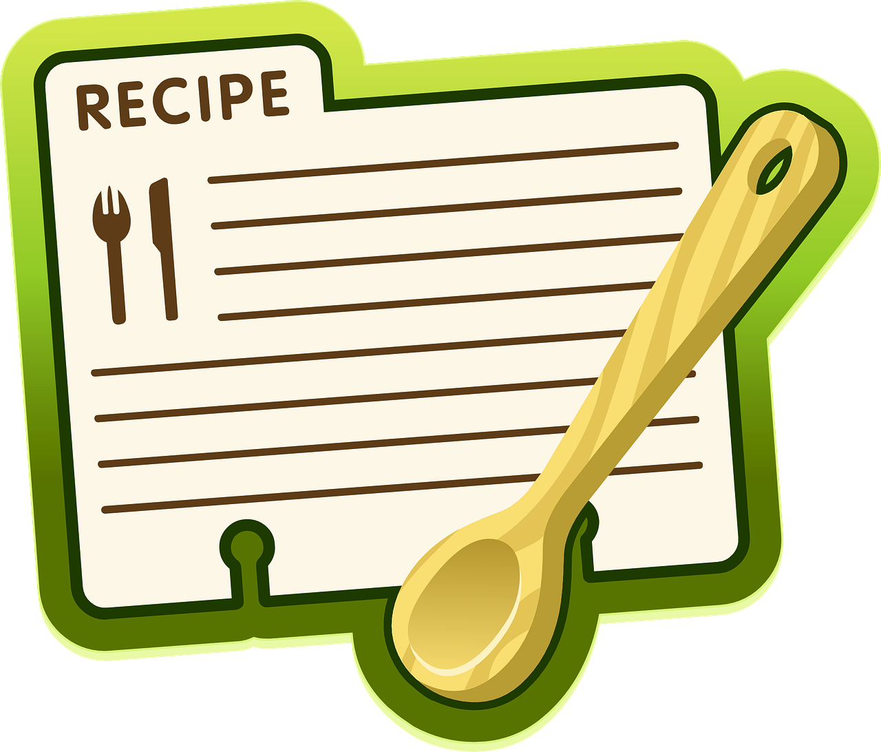 Buy It, Make It, Maybe - Recipe Clip Art (1280x1092)