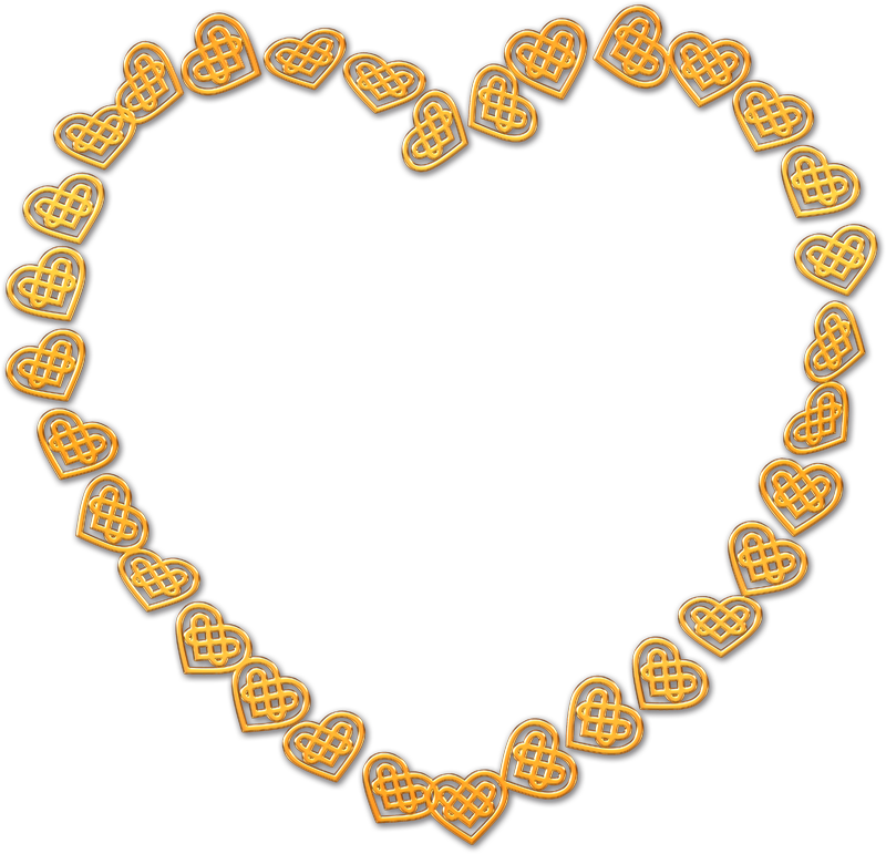 Made By Shark - Shells Hearts Png (800x771)