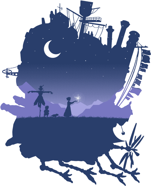 Howl's Moving Castle - Howls Moving Castle (500x741)