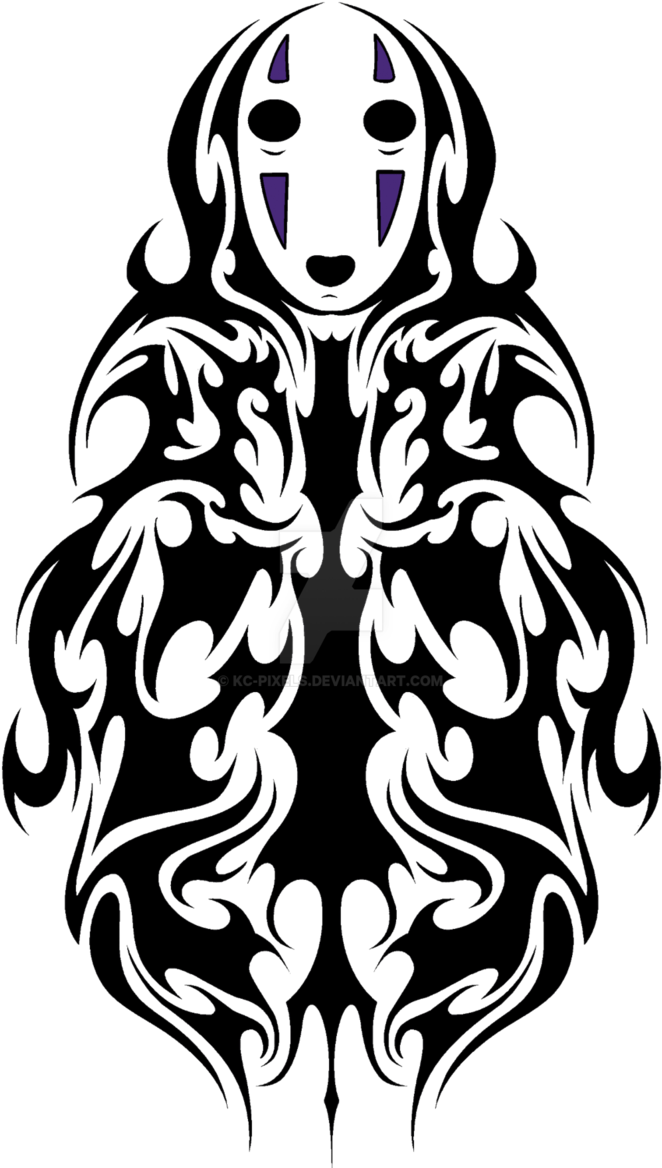 No Face Tribal Design By Kc-pixels - No Face Tribal Design By Kc-pixels (680x1173)