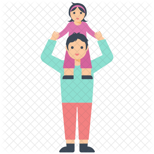 Father And Daughter Icon - Father And Daughter Png (512x512)