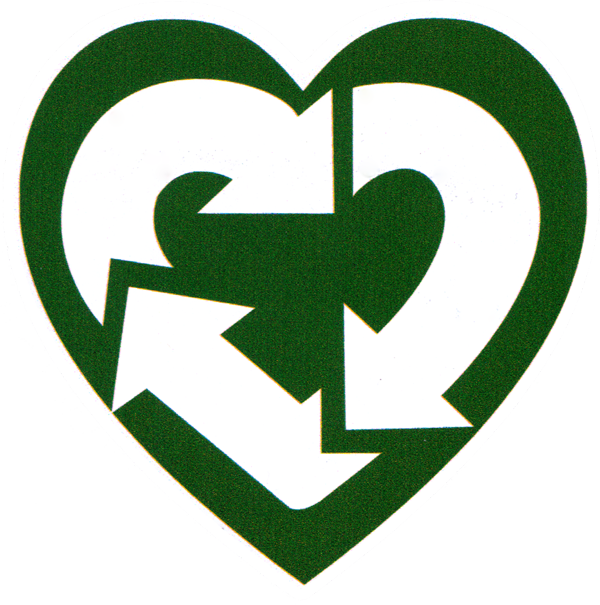 Small Bumper Sticker / Decal - Recycling In New Zealand (600x605)