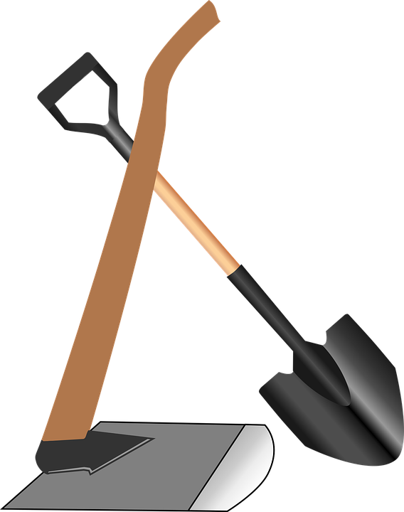 Tools Pictures 7, Buy Clip Art - Cangkul Dan Skop (568x720)