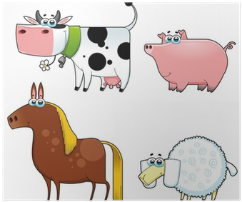 Cartoon And Vector Isolated Characters - Farm (400x400)