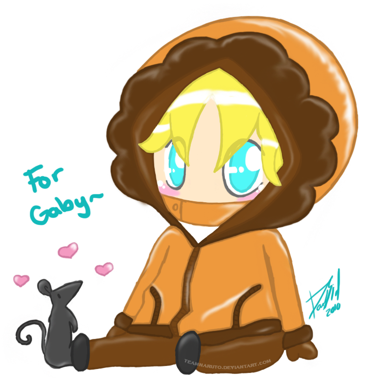 Drawn Rat Chibi - South Park Kenny Rat (836x868)