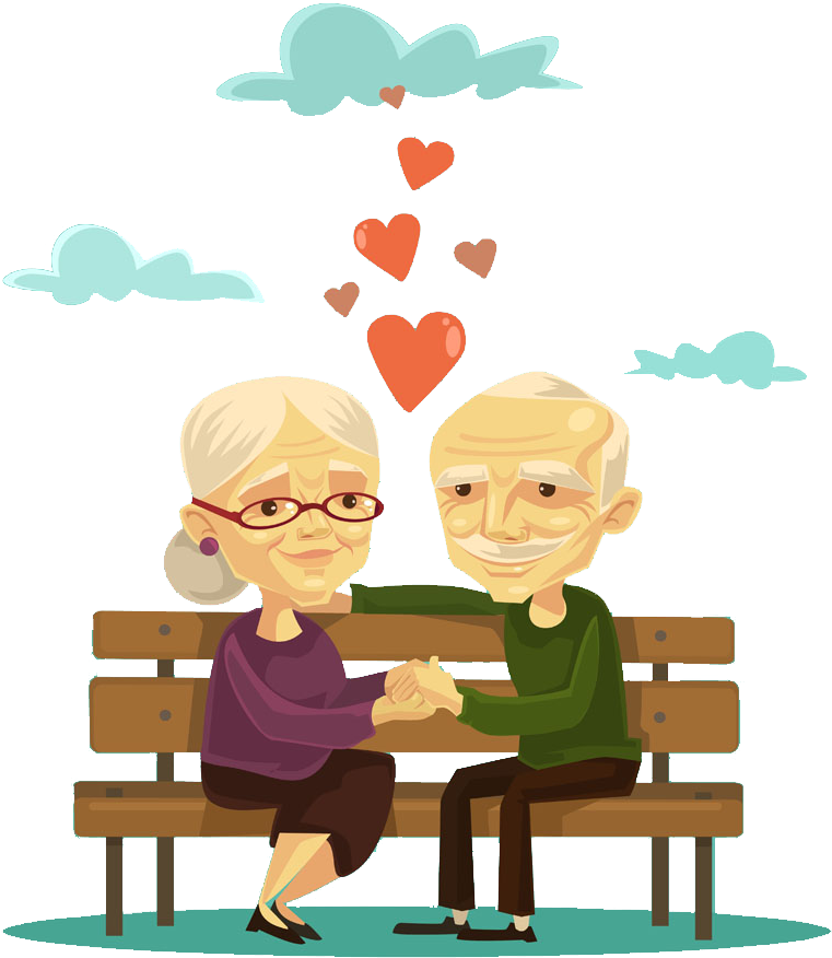Old Age Love Internet Meme Chair - Old Couple Love Meme (861x1024)