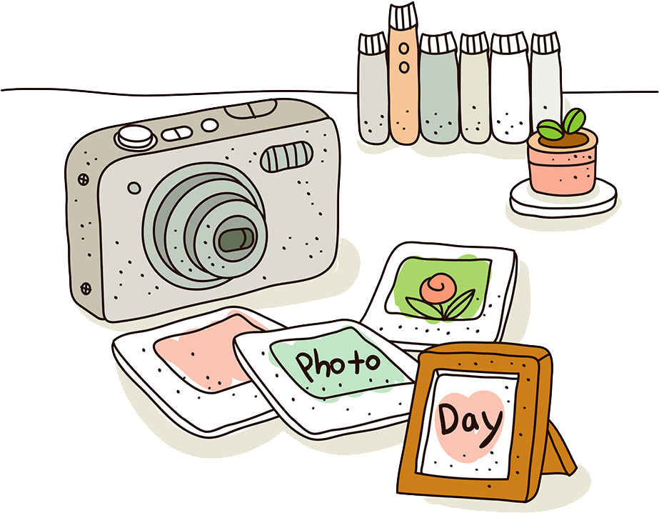 Camera Cartoon Illustration - Camera Cartoon Illustration (1024x1024)