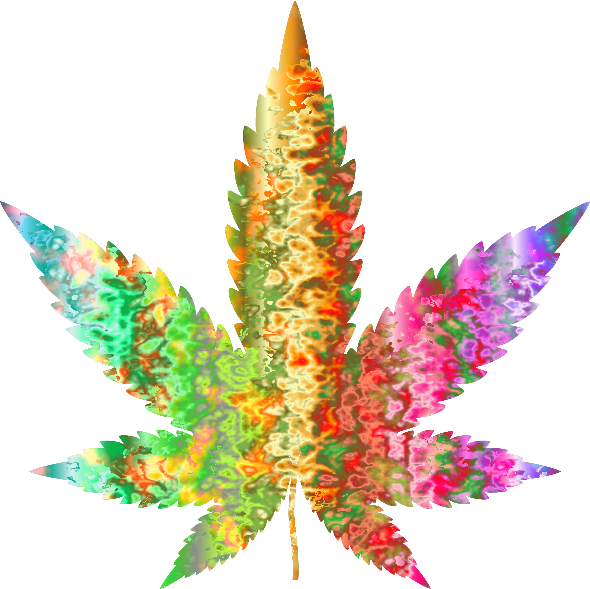 Marijuana Leaf - Pot Leaf Clip Art (2369x2365)