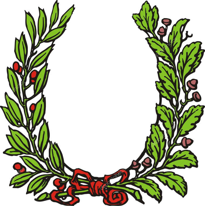 Laurel Wreath Bay Laurel Olive Wreath Clip Art - Laurel Wreath (700x704)
