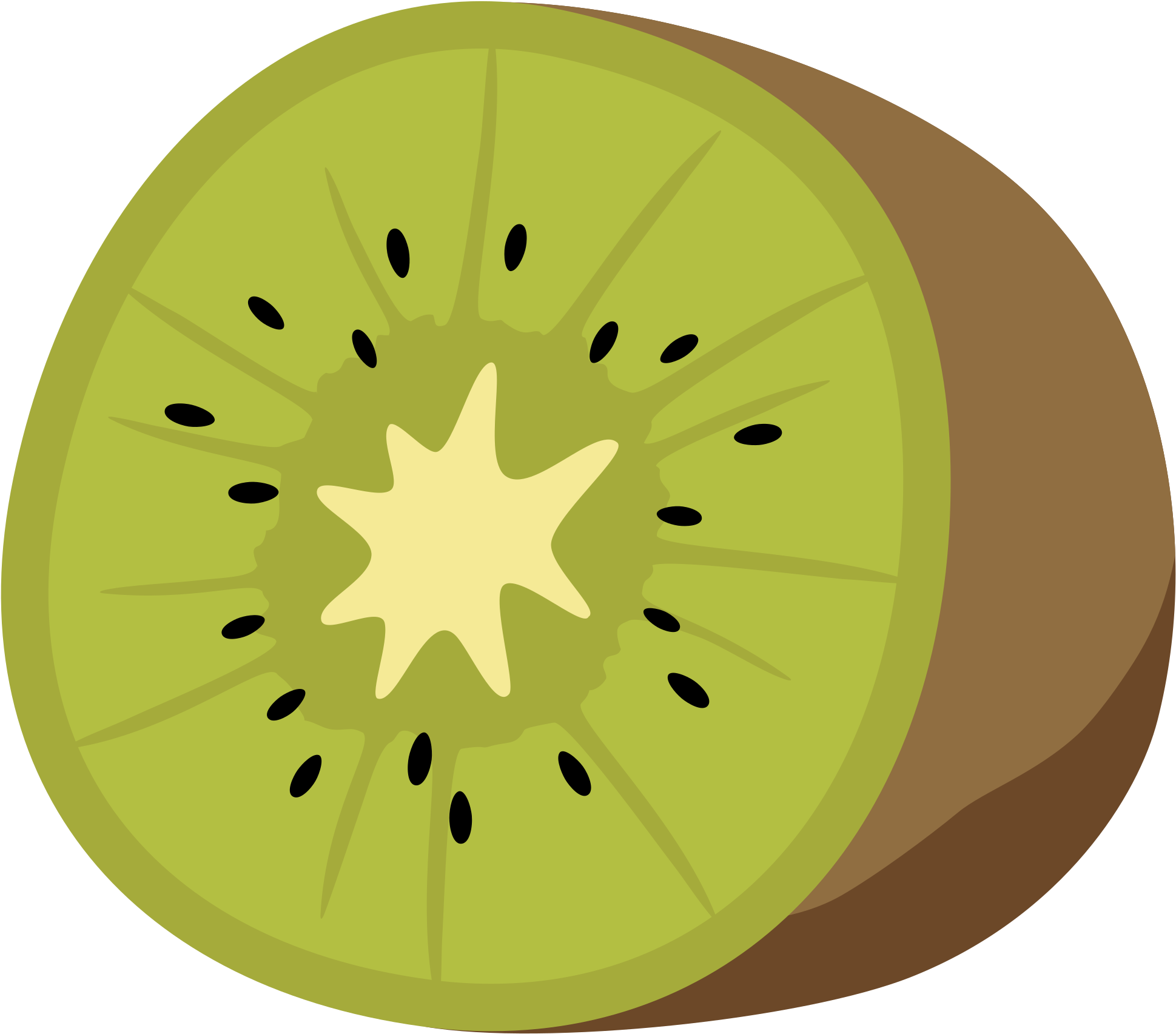 Open - Kiwi Emoji Png (2000x2000)