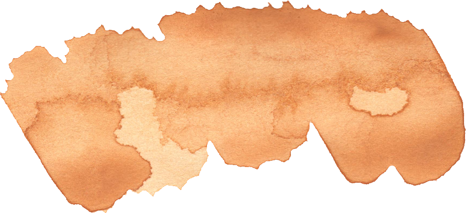 Free Download - Watercolor Stain Brown Png (950x436)