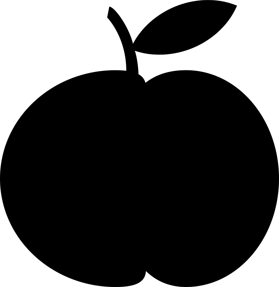 Four Seasons Fruit Comments - Apple Silhouette Png (952x980)