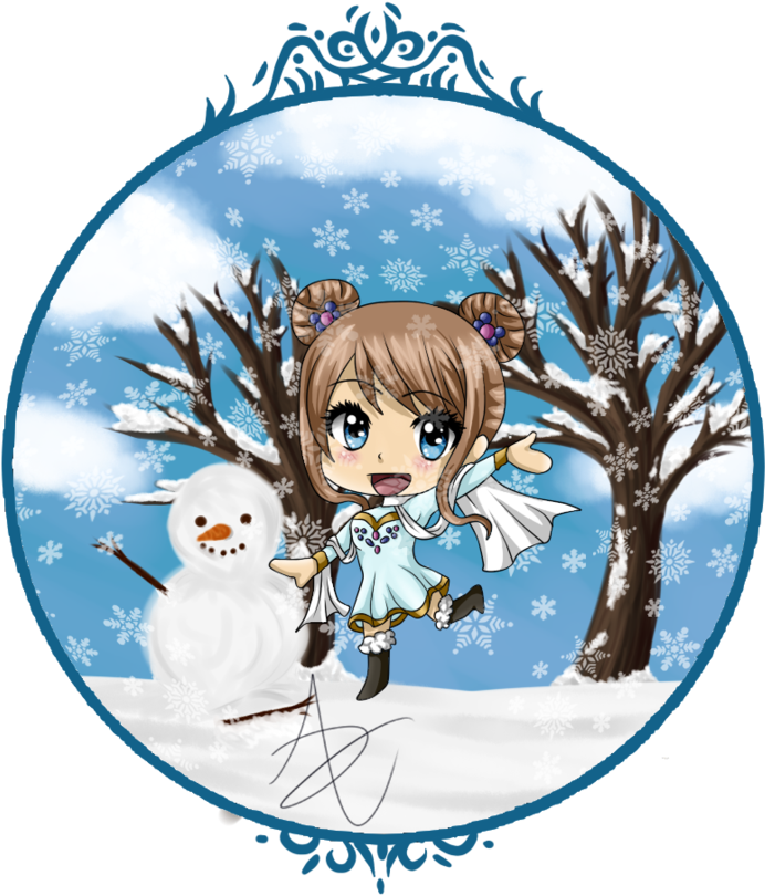 [4 Seasons] Winter - Cartoon (894x894)