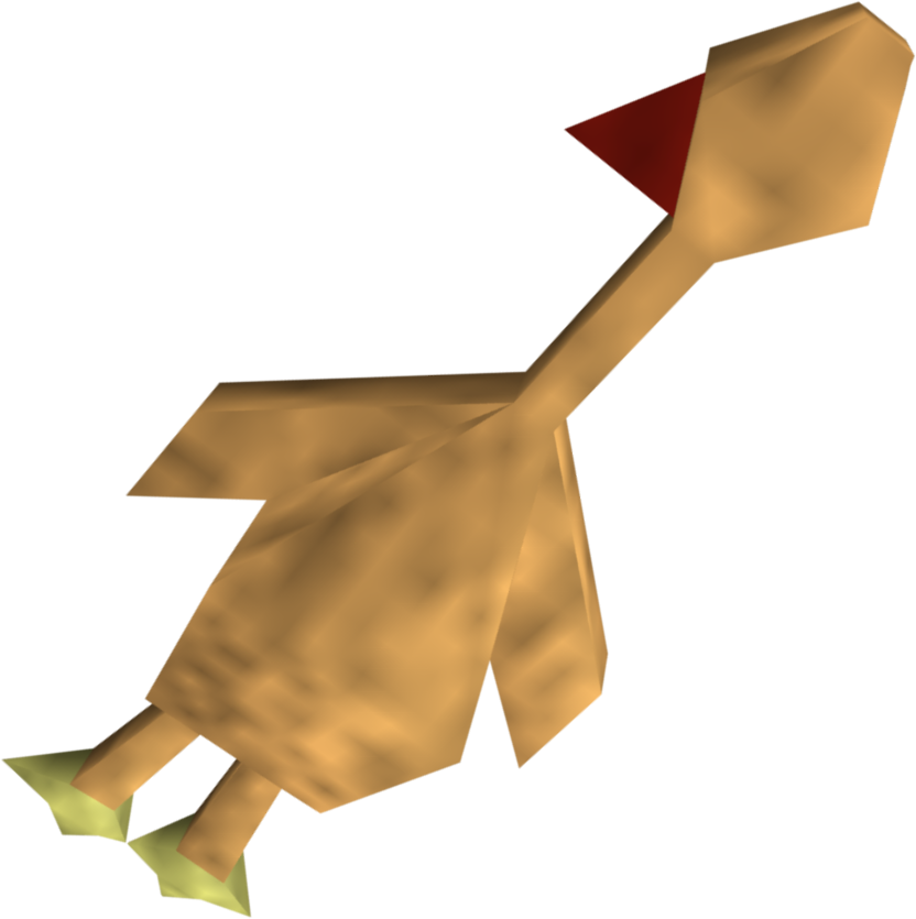 The Runescape Wiki - Rubber Chicken Runescape (832x835)