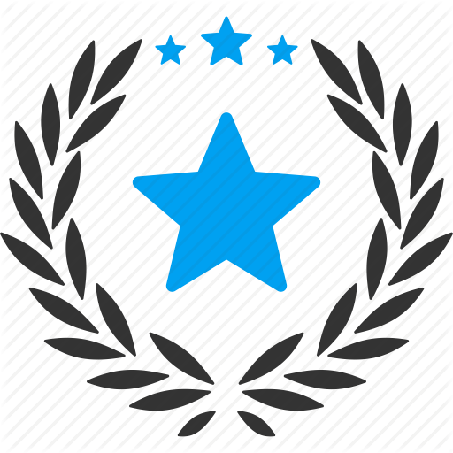 Laurel Wreath With Star - Glory Icon (512x512)