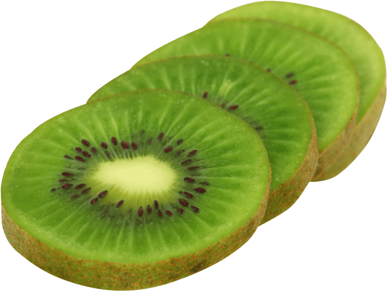 Download Kiwifruit Slices Png Image - Kiwi Slice Png (850x639)