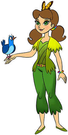 They Are Friends And Sisters Who Love To Combine Their - Cartoon (342x481)