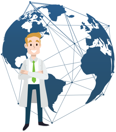 At Datalore, We Combine Data Science Expertise With - Map Of The Americas (405x460)