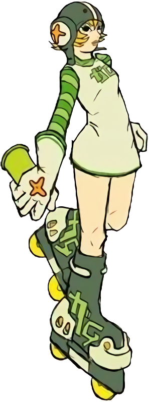 Gum - Jet Set Radio Characters (460x796)
