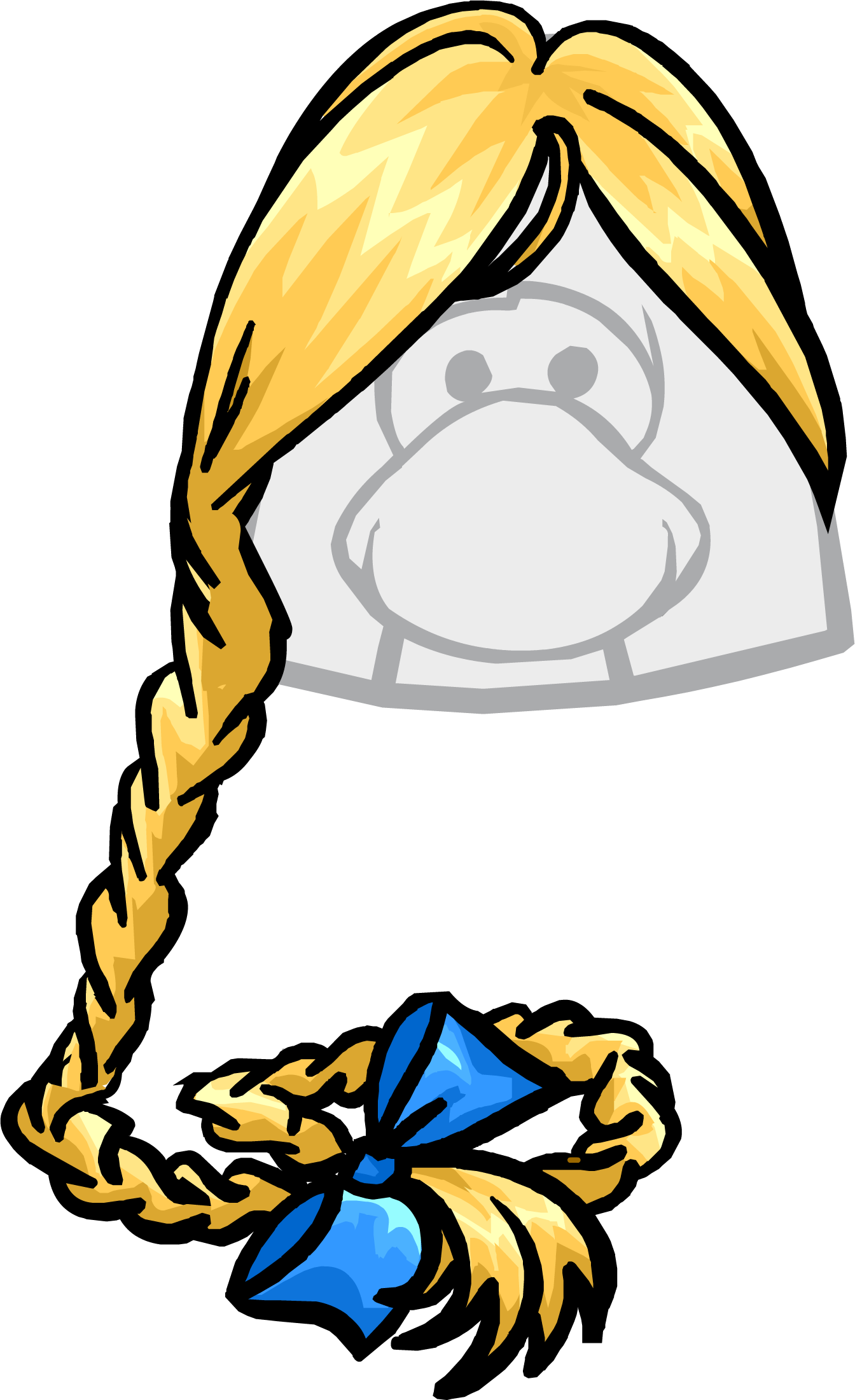 Beautiful Braid - Club Penguin Braid Hair (1344x2201)