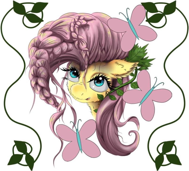 Fluttershy Braids By Hereticofdune - Cartoon (894x894)