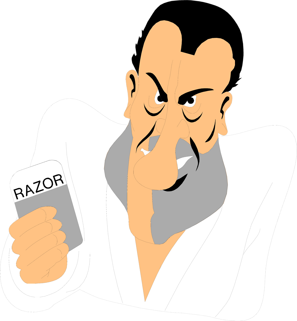 Shaving Razor Stock Photography Clip Art - Shaving Razor Stock Photography Clip Art (958x1034)