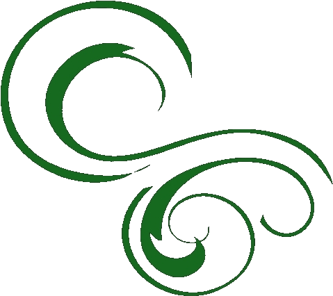 Lovely Swirly Clipart Image Swirly Lines Clip Art - Green Swirly Line Art (490x448)