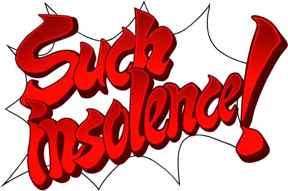 Here's A Look At "such Insolence - Ace Attorney Speech Bubbles (968x645)