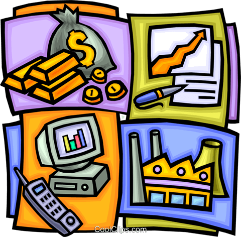 Financial, Stock Market Royalty Free Vector Clip Art - Pros And Cons Of Money Market Fund (480x472)