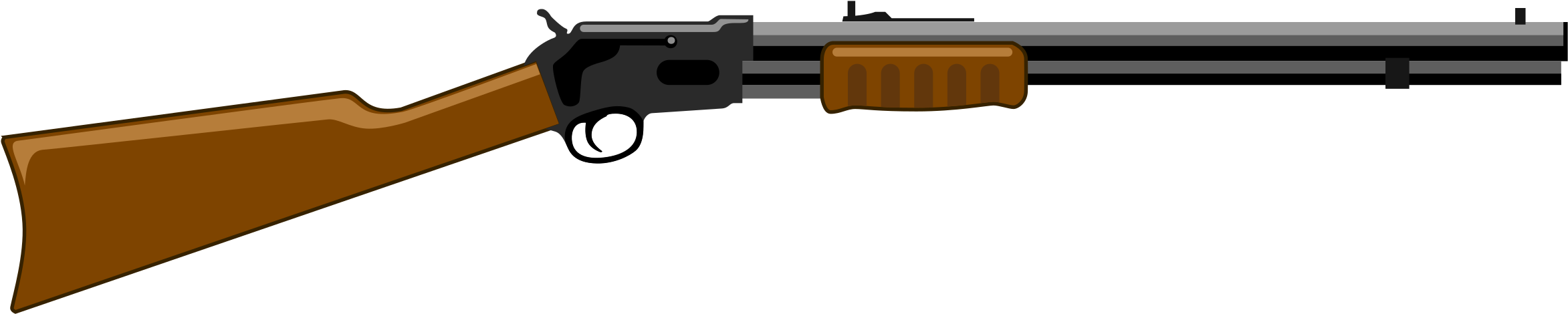 Get Notified Of Exclusive Freebies - Clip Art Rifle (2400x525)